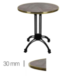 Horeca-Tafel-Rond-Met-Messing-Rand-Werzalit-Dia-60-Cm-A-442