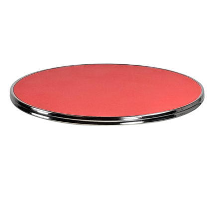 Horeca-Tafelblad-Rond-Met-Chroom-Rand-Werzalit-Rood-R70-3-Cm-Dik-Red-108-1