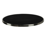 Horeca-Tafelblad-Rond-Met-Chroom-Rand-Werzalit-Zwart-R70-3-Cm-Dik-111