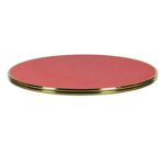 Horeca-Tafelblad-Rond-Met-Messing-Rand-Werzalit-Rood-R60-3-Cm-Dik-Red-108-1