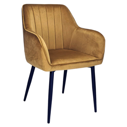 Horeca-Armstoel-Velvet-Fluweel-Artes-Goud