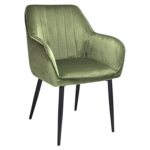 Horeca-Armstoel-Velvet-Fluweel-Artes-Olijf1