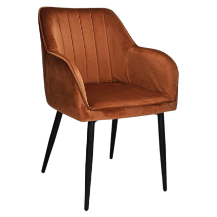 Horeca-Armstoel-Velvet-Fluweel-Artes-Roest