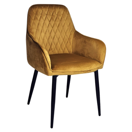 Horeca-Armstoel-Velvet-Fluweel-Luxor-Goud