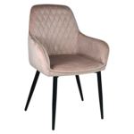 Horeca-Armstoel-Velvet-Fluweel-Luxor-Roze