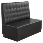 Horeca-Eetbank-Luna-Zwart-140