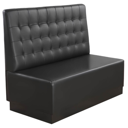 Horeca-Eetbank-Luna-Zwart-140